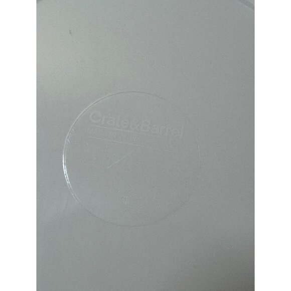 Crate & Barrel Easter Plates With Pastel Blue Background & White Rabbits Set 4 - Picture 8 of 9